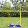 Pilar de Bádminton Portátil de Doble Propósito con Estante para Hogar, Pilar de Voleibol Aéreo para Exteriores, Red Móvil de Bádminton, Estante para Redes para Enviar Red