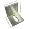 Aleación de Aluminio Mármol Tipo H Tornillo de Fijación Trasera Azulejo Delgado Colgante Seco Soporte Perforación Placa de Roca Pared Exterior Soporte Tipo H