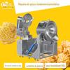 Máquina de Produção de Pipoca Sabor Creme Grande Transportador Eletromagnético de Pipoca Equipamento de Produção de Pipoca