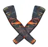 Mangas de braço de proteção solar de verão para motocicleta Harley para ciclismo, caminhada ao ar livre, proteção de tatuagem, mangas de braço de seda gelada esportivas de pesca unissex