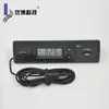 Pantalla Digital Electrónica Acuario para Coche Temperatura del Agua Interna y Externa Reloj Instrumento de Refrigerador Almacén Frío Fábrica Directa DS-1
