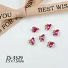 Acessórios de Nail Art Acabados com Pilhas de Diamantes, Novos Diamantes Coloridos Doces da Moda, Estilos de Alta Qualidade, Diamantes Quadrados em Formato de Coração, Dopamina