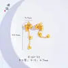 Puzuo Color Fuerte que Conserva el Color Oro Arena Antiguo Accesorios DIY Incrustados con Diamantes Colgante de Calabaza Fulu Semilla de Loto Vaina de Loto Cadena para Suéter