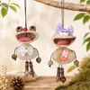 Kit de material DIY para boneca de casca de fruta natural, pingente de boneca de vagem de casca de fruta preta feito à mão, decoração criativa para sacola de presente
