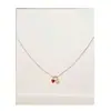 Amazon Moda Transfronteriza Collar con Colgante de Corazón con 26 Letras Inglesas, Cadena para Clavícula con un Toque de Lujo Ligero, Joyería Versátil para el Día a Día