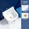 Fregadero de Cerámica para Fregar Suelos del Hogar, Fregadero para Fregar Suelos de Balcón, Cubeta para Fregar Suelos, Lavabo para Baño, Lavabo Pequeño Grande para Exteriores