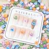 Nuevos mini accesorios de uñas de dibujos animados, lindos y lindos cerdos, vacas, animales pequeños tridimensionales, accesorios de uñas hechos a mano