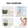 Ferramenta de Bandeja de Gelo de Silicone para Massagem Facial, Cuidados Faciais, Redução de Poros, Ferramenta de Bandeja de Gelo Facial para Beleza