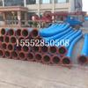 Tubo de borracha do fio de aço da flange do grande diâmetro Areia desgaste-resistente da absorção de água da absorção de água do diâmetro que bombeia o tubo de borracha do fio de aço