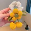 Diadema de Flor Nueva Doble Moño Infantil para Niñas para Atar Moños Anillo para el Cabello de Intestino Delgado Grande Diadema para Cola de Caballo de Niña Accesorios para el Cabello