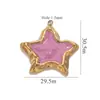 Nuevo Colgante de Estrella de Acero Inoxidable Hecho a Mano Accesorios para Joyería DIY Pulsera Colorida Collar Colgante Accesorios para Joyería