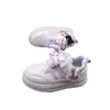 Tênis de couro para meninas, tamanho 32-37, novo clássico primavera/verão, versátil, tênis de corrida, sapatos casuais esportivos para estudantes