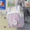 Mochila Escolar Nova Multifuncional Transfronteiriça, Bolsa para Aulas Particulares de Ensino Fundamental e Médio, Mochila Casual da Moda de Grande Capacidade, Bolsa para Mamãe