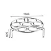 Cozinha 7 furos especial grade para cozinhar ovos antiaderente isolamento térmico espessado 304 aço inoxidável durável multicamadas