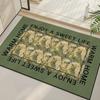 Felpudo para Baño Transfronterizo Felpudo Antideslizante Absorbente para Baño Puerta de Inodoro Diatomeas Secado Rápido Felpudo Alfombra