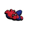 Zapatos de agujero de pegamento suave de PVC de Spiderman de dibujos animados flor de zapato hebilla de zapato accesorios para zapatos hebilla decorativa accesorios para zapatos diy venta al por mayor transfronteriza