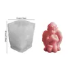 Alas de Cupido Ángel Rezando Vela Molde de Silicona Transfronterizo DIY Retrato de Ángel Pequeño Adornos de Yeso Venta al por Mayor