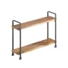 Estante de almacenamiento en capas de alambre de madera maciza para gabinete, estante de tres niveles de madera maciza para vino de escritorio, estante divisor de ollas y tazones para gabinete, hecho a medida