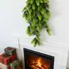 Decoraciones Navideñas para Colgar en Ventanas y Puertas, Decoraciones Festivas, Adornos para el Árbol de Navidad, Bayas para Chimenea, Piñas y Guirnaldas