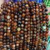 Cuentas redondas de ágata de línea de ensueño natural de nivel A, cuentas sueltas de ágata de raya de ensueño, pulsera con cuentas, accesorios de bricolaje