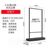 Suporte de cartaz com injeção de água para exterior à prova de vento de pé suporte de publicidade de marca suporte de exibição vertical de chão suporte de cartaz de marca de pé suporte de exibição atacado