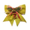 Decorações de árvore de Natal, decorações de laços de Natal brilhantes, usadas como enfeites para casas de férias, mesas de festa e para realçar a atmosfera festiva, Enfeites de árvore de Natal, 17*18 polegadas