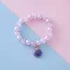 Pulsera Popular Transfronteriza de Perlas de Imitación y Cuentas Crackel con Colgante de Caballito de Mar de Dibujos Animados y Meteoro Joyería al por Mayor