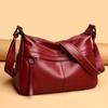 Bolso de Mujer 2026 Nuevo Modelo Bolso Cruzado Bolso de Hombro Piel Genuina Gran Capacidad Versátil Moda Bolso Tote de Gama Alta