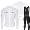 Conjunto de Roupas de Ciclismo Pas Masculino Calça de Ciclismo Bicicleta de Estrada Manga Longa Justa Secagem Rápida Absorção de Umidade