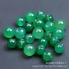 10 Botões de Jade para Cheongsam de 12mm Ágata Natural Vermelha, Amarela, Verde, Cinza e Branca Furo Parcial Botões para Cheongsam Terno Tang