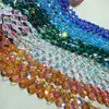 Venda Direta da Fábrica de Contas Soltas de Cristal Super Brilhantes de Trevo de Quatro Folhas Materiais para Miçangas de Pulseira e Colar DIY Feito à Mão Semi-Acabados