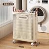 Equipamento de Fitness Armazenamento Doméstico para Sala de Estar, Grande Capacidade, Multifuncional, Armazenamento de Quarto com Rodas, Armazenamento de Roupas Móvel, Cesto de Roupas Sujas