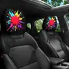 Funda para reposacabezas de coche con patrón de texto, funda para almohada de coche, funda de asiento a prueba de polvo, se puede personalizar con tu propio diseño como funda para reposacabezas y cuello
