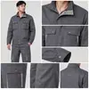Conjunto de Ropa de Trabajo de Poliéster-Algodón para Otoño Resistente al Desgaste Transpirable Ropa de Trabajo para Taller Soporte Directo de Fábrica Personalización de Logo Muestra Disponible