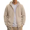 Sudadera con capucha de manga larga, jacquard de color liso, ajuste holgado, casual, a la moda, para hombre, nueva colección otoño-invierno, europea y americana, Amazon