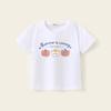 Camiseta de manga corta para niñas, ropa de verano para niños, camiseta nueva de algodón holgada con dibujos animados para niños, ropa de verano para niños