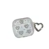 Nuevo Estuche Corazón de Epoxi Phantom para AirPods Pro 3, compatible con Apple 4ª generación, estuche suave con colgante de corazón