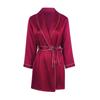 19 Mumi Camisón de Seda de Peso Pesado Conjunto de Dos Piezas para Mujer 100% Seda de Morera Rojo Año del Zodíaco Vestido de Boda Bata