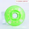 Fábrica de origen 80 de grosor 24 pu rueda flash coche de giro rueda silenciosa rueda de coche de giro accesorios para coche de giro