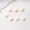 Joias para Nail Art de Frangipani Nova Resina Estereoscópica Flor de Diamante Cinco Pétalas Acessórios de Unha Vestíveis Capa de Celular Acessórios DIY