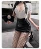 Lingerie sexy boate sexy policial uniforme sedução paixão roupas couro envernizado aeromoça terno grátis