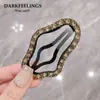 Horquilla de Nube de Pedrería de Lujo Ligero para Flequillo de Niña y Cabello Suelto, Clip BB Versátil, Sensación de Celebridad de Internet, Clip Lateral, Horquilla de Moda