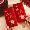 Bolsas de sobre rojo de nuevo estilo, personalizadas y creativas, con un diseño de estilo chino de alta gama, y disponibles en formas cuadradas para cantidades que van desde miles hasta decenas de miles de yuanes