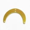 Nova Venda Quente Pulseira Pulseira Hairpin Colar Pingente diy Acessórios de Cobre Geométrica Quatro Furos U-em forma de Lua