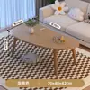Mesa de Centro para Sala de Estar, Adequada para Apartamentos Pequenos e Casas de Aluguel, Mesa Simples, Novo Modelo 2025, Mesa de Chá de Alta Qualidade, Mesa Lateral para Varanda