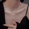 Colar Único de Pérola Falsa para Mulheres, Doce e Fashion, Elegante e Único, Corrente Criativa para Clavícula, Tendência e Versátil