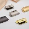 Nuevo Producto del Fabricante Herrajes de Perla Placa con Nombre Billetera Hebilla Decorativa Billetera Borde Aleación de Zinc Bolsa Cierre Cuadrado Metálico