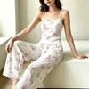 2026 Novo Conjunto de Duas Peças Camisola e Calça para Casa Estampado Confortável Pijama Feminino Roupa de Casa Conjunto Casual de Duas Peças