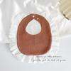 Ins estilo coreano algodón primavera y verano babero bebé estilo coreano toalla para saliva en forma de U babero moderno bolsa para saliva de un año 0-2 años