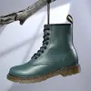 1460 Botas Martin Estación Europea Nueva Estilo Retro Británico Caña Alta Herramienta Piel de Vaca Punta Redonda Botas de Cuero para Hombres y Mujeres